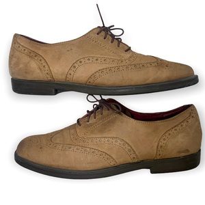 CAMBRIDGE CLASSICS Mens Shoes Suede Leather Lace Up Oxfords Size 12